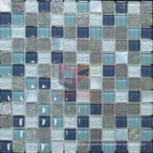 Resin Mix Blue Crystal and Aluminium Mosaic (CS156)